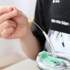 10db rozsdamentes acél nyéllel puha sörtéjű szívószál kefe